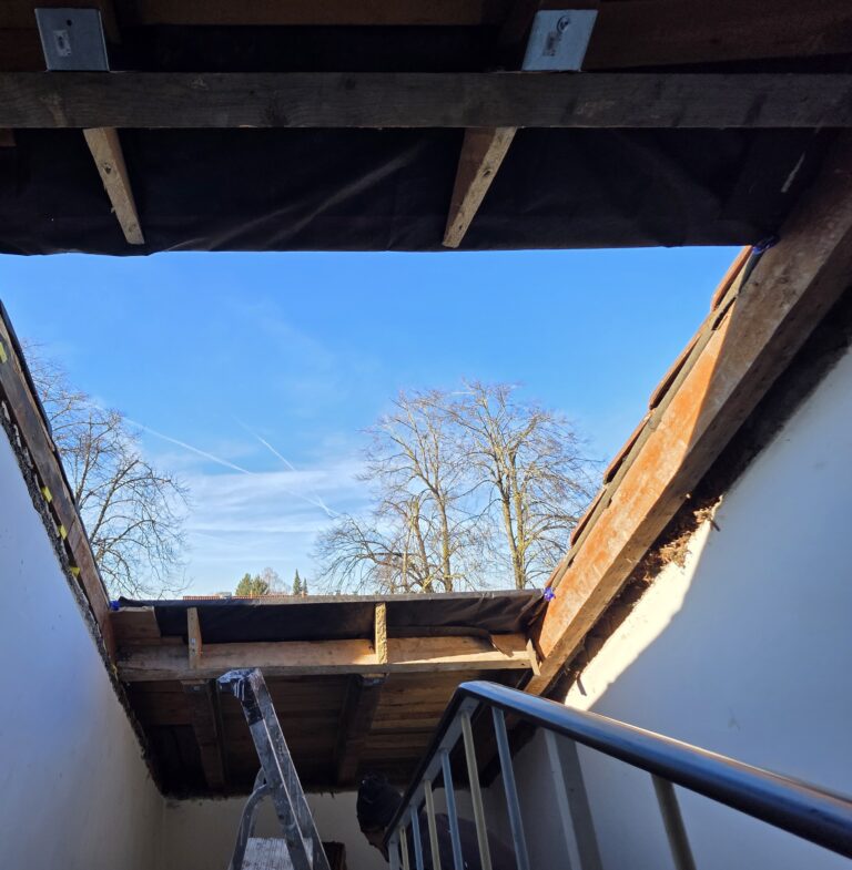 Dachfensterausbau außen vorher Regensburg